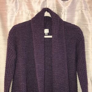 Muted purple knit sweater
